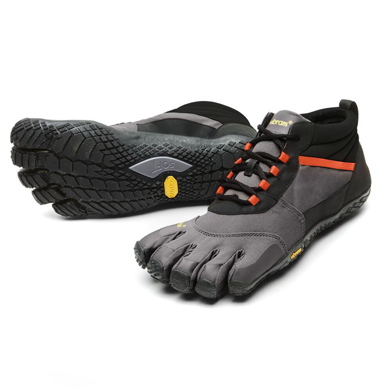 Vibram FiveFingers V-Trek Insulated Férfi Túracipő - Szürke/Fekete MKGZ732